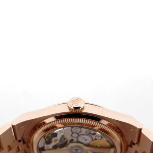 Rolex 127335 Land-Dweller 18K Rose Gold with White Dial - Image 5