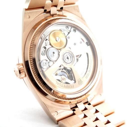Rolex 127335 Land-Dweller 18K Rose Gold with White Dial - Image 4