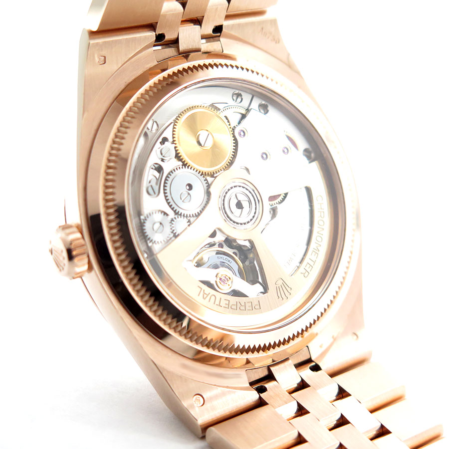 Rolex 127335 Land-Dweller 18K Rose Gold with White Dial - Image 4