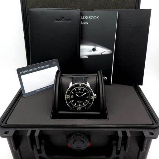 Alternative view of Blancpain Fifty Fathoms Stainless Steel Automatic with Black Dial