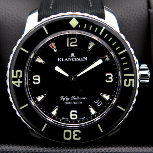 Blancpain Fifty Fathoms Stainless Steel Automatic with Black Dial - Image 3