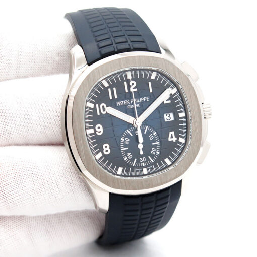 Patek Philippe 5968G Aquanaut Flyback Chronograph with Blue Dial