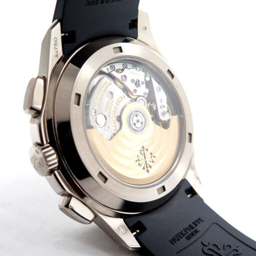 Patek Philippe 5968G Aquanaut Flyback Chronograph with Blue Dial - Image 4