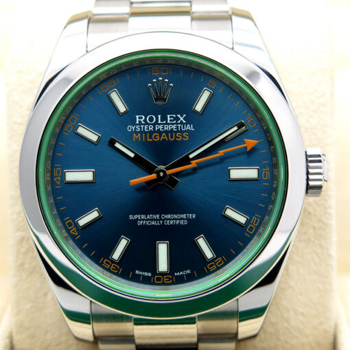 Rolex 116400GV Milgauss with Blue Dial - Image 3