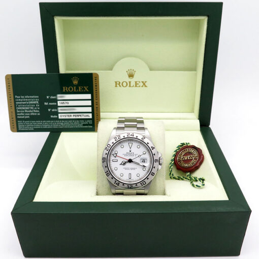 Rolex 16570 Explorer II with White Dial and 3186 Movement - Image 2