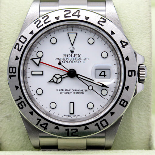 Rolex 16570 Explorer II with White Dial and 3186 Movement - Image 3