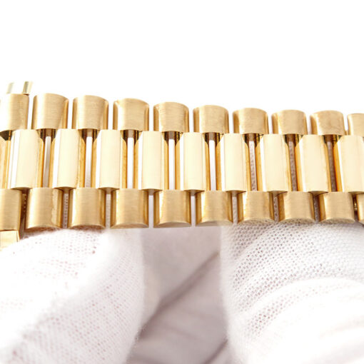 Rolex 228238 Day Date 40 18K Yellow Gold with Champagne Baguette Diamond Dial (New Old Stock) - Image 6