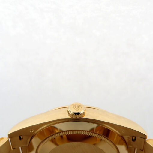 Rolex 228238 Day Date 40 18K Yellow Gold with Champagne Baguette Diamond Dial (New Old Stock) - Image 4