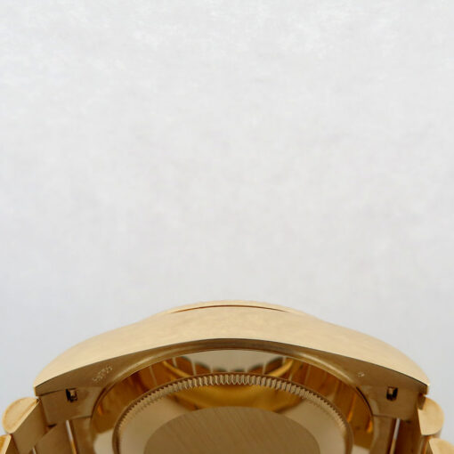 Rolex 228238 Day Date 40 18K Yellow Gold with Champagne Baguette Diamond Dial (New Old Stock) - Image 5