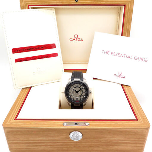 Omega Seamaster Aqua Terra Worldtimer GMT Titanium on Strap - Image 2