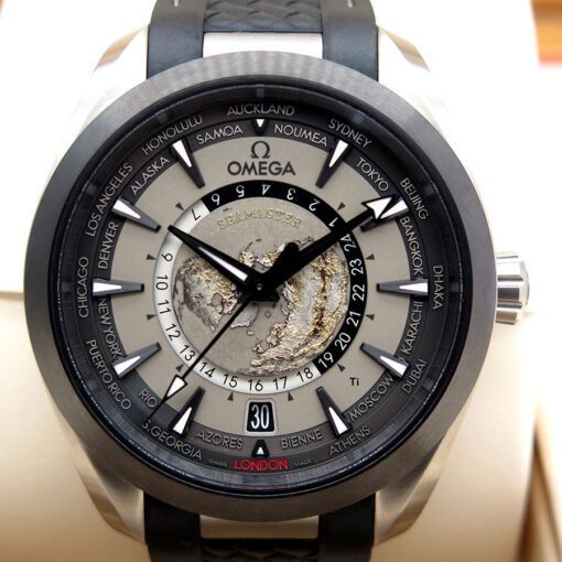 Omega Seamaster Aqua Terra Worldtimer GMT Titanium on Strap - Image 3