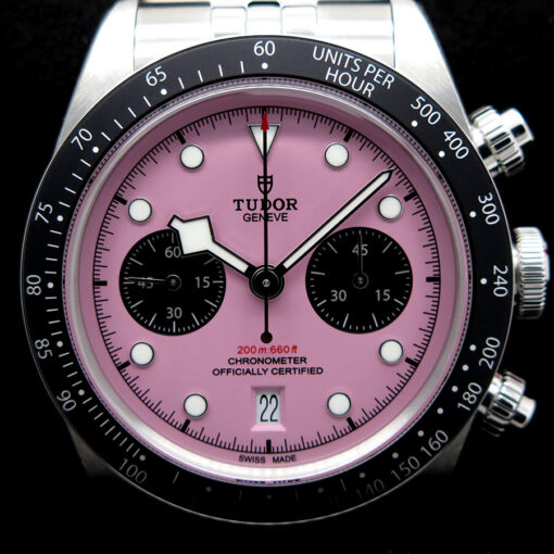 Tudor 79360N Black Bay Chronograph with Pink Dial - Image 3