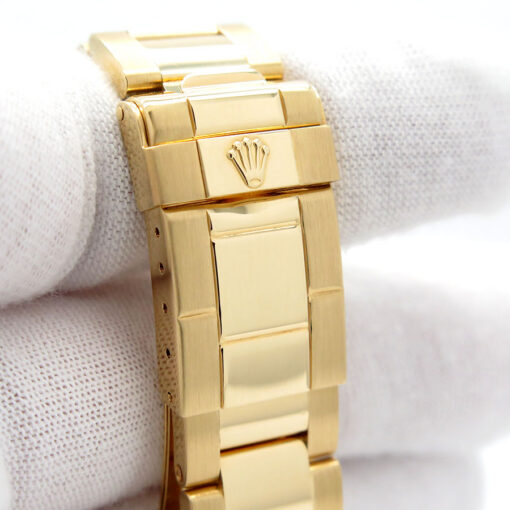 Rolex CPO 16628 Yachtmaster 18K Yellow Gold with White Dial - Image 7