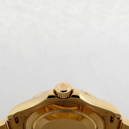 Rolex CPO 16628 Yachtmaster 18K Yellow Gold with White Dial - Image 4