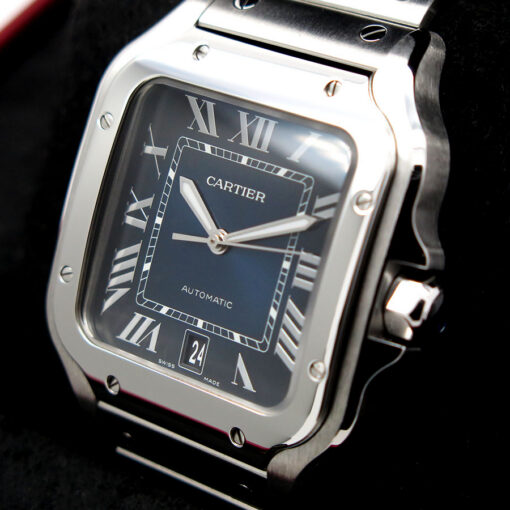 Cartier WSSA0030 Santos de Cartier Large with Blue Dial - Image 3