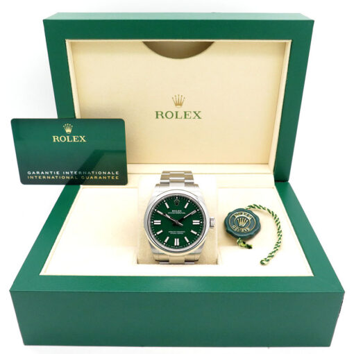Rolex 134300 Oyster Perpetual 41 with Green Dial - Image 2
