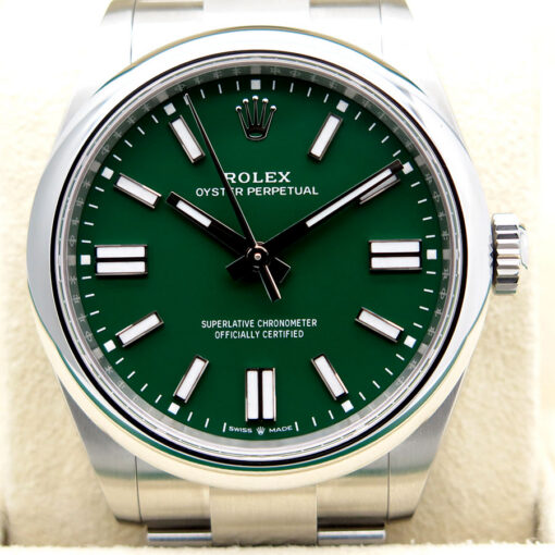 Rolex 134300 Oyster Perpetual 41 with Green Dial - Image 3