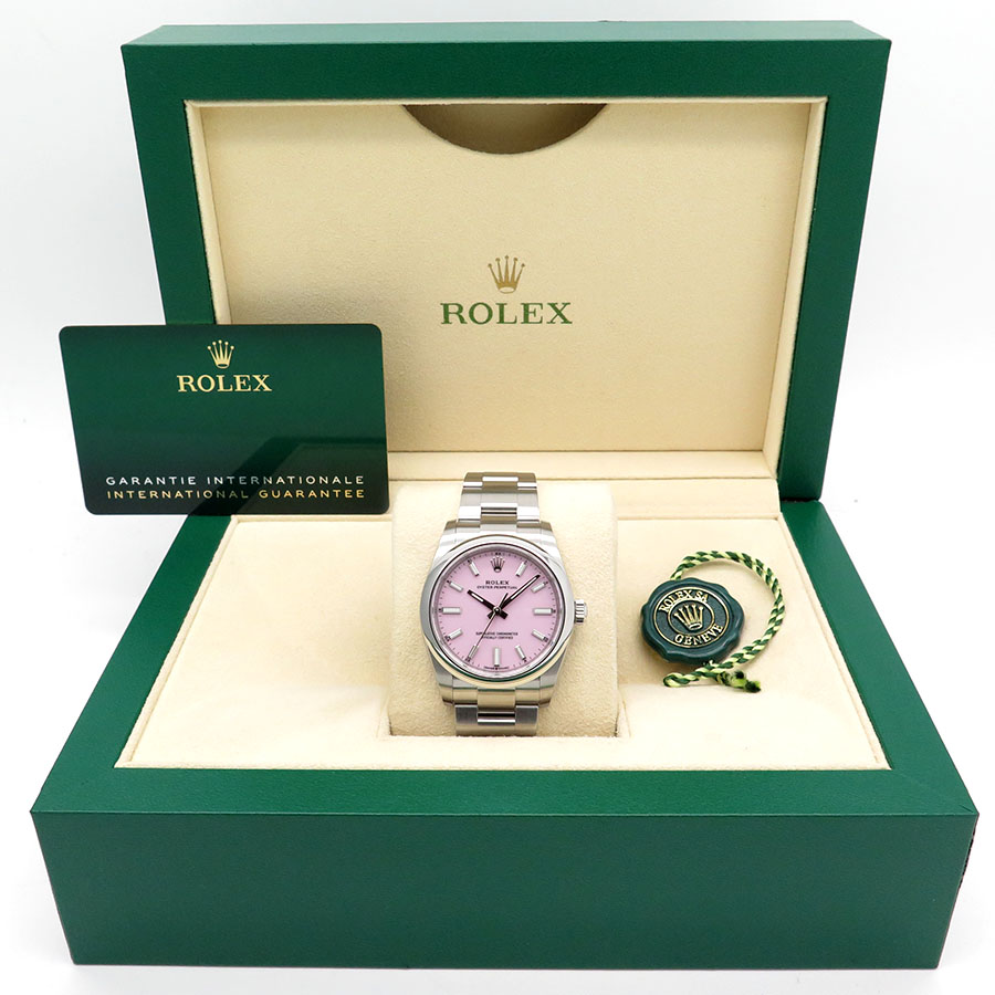 Rolex 124200 Oyster Perpetual with Pink Dial - Image 2