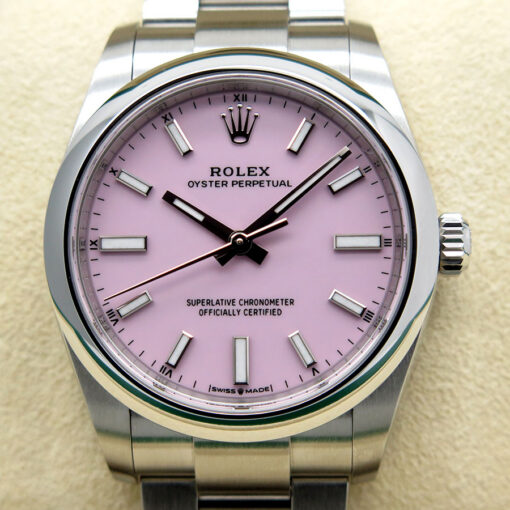 Rolex 124200 Oyster Perpetual with Pink Dial - Image 3