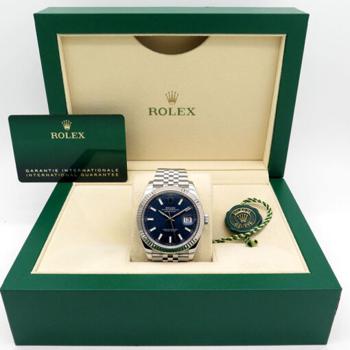 Rolex 126334 Datejust 41 with Blue Stick Dial on Jubilee - Image 2