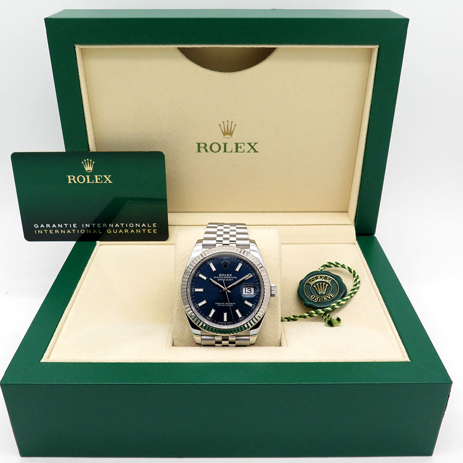 Rolex 126334 Datejust 41 with Blue Stick Dial on Jubilee - Image 2
