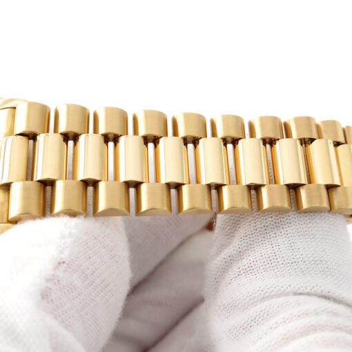 Rolex 18038 Day Date 18K Yellow Gold with Champagne Stick Dial - Image 8