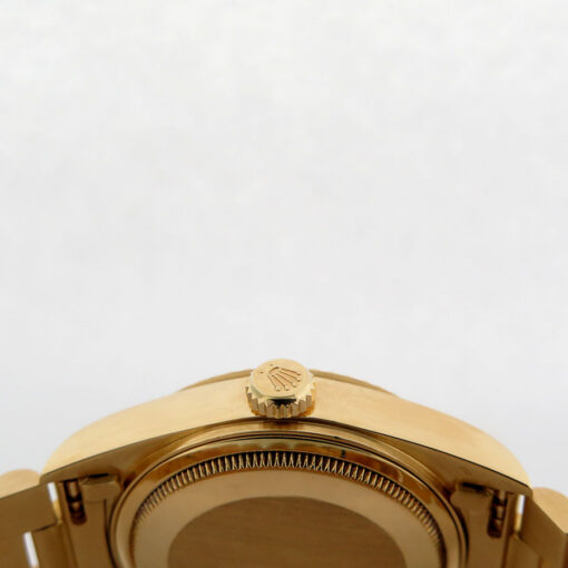 Rolex 18038 Day Date 18K Yellow Gold with Champagne Stick Dial - Image 4