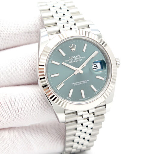 Rolex 126334 Datejust 41 with Mint Green Dial on Jubilee