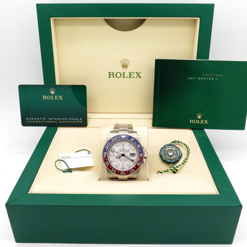 Rolex 126719BLRO GMT Master II 18K White Gold with Meteorite Dial - Image 2