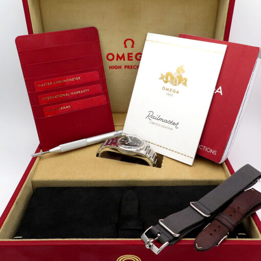 Alternative view of Omega Railmaster 1957 Trilogy Limited Edition