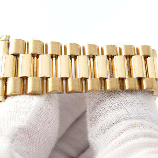 Rolex 118238 Day Date 18K Yellow Gold with Champagne Stick Dial - Image 6