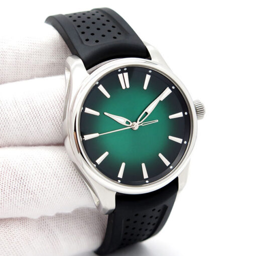 H. Moser & Cie 3201-1201 Pioneer Centre Seconds with Cosmic Green Dial