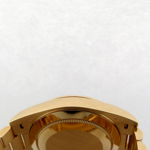 Rolex 228238 Day Date 40 18K Yellow Gold with Black Diamond Baguette Dial - Image 6