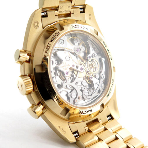 Omega Speedmaster Moonwatch Moonshine Yellow Gold with Black Dial (New Model) - Image 4