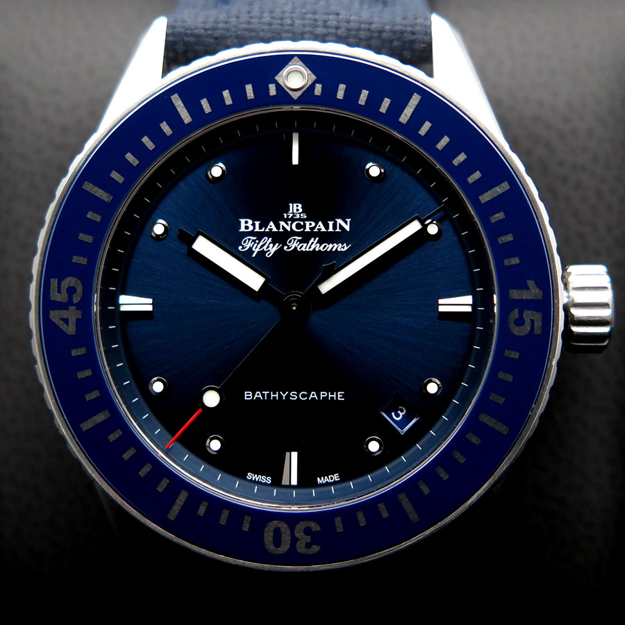 Blancpain Fifty Fathoms Bathyscaphe 38mm Blue Automatic - Image 3