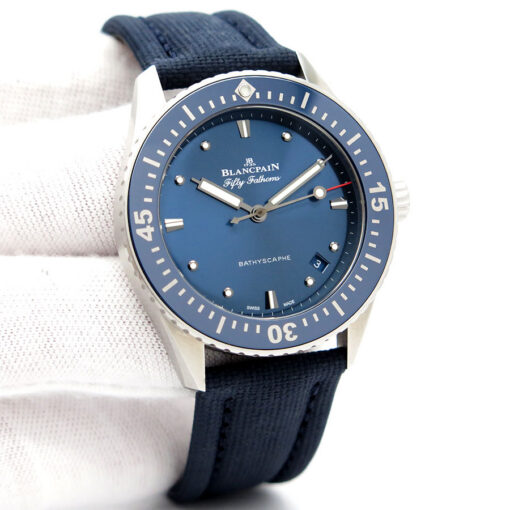 Blancpain Fifty Fathoms Bathyscaphe 38mm Blue Automatic