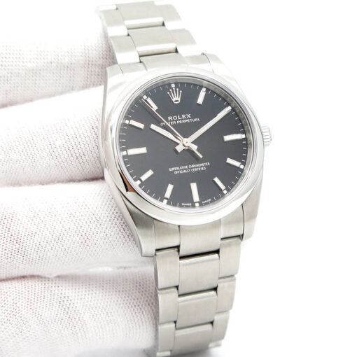 Rolex 114200 Oyster Perpetual with Black Dial