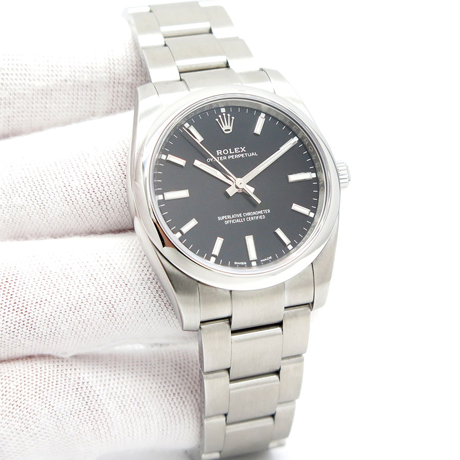 Rolex 114200 Oyster Perpetual with Black Dial