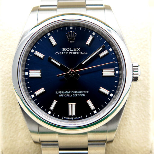 Rolex 126000 Oyster Perpetual with Blue Dial - Image 3