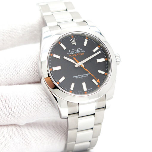 Rolex 116400 Milgauss with Black Dial