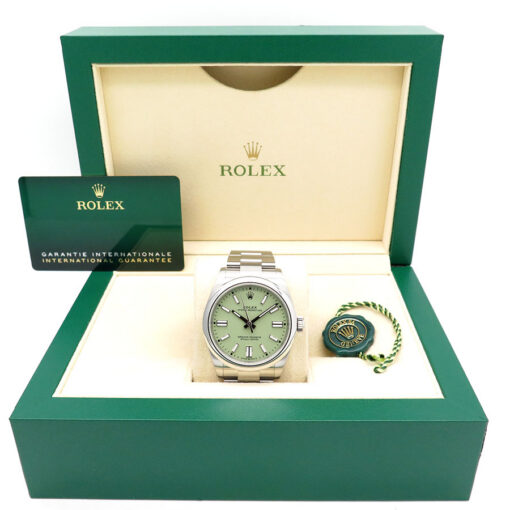 Rolex 134300 Oyster Perpetual 41 with Pistachio Dial - Image 2