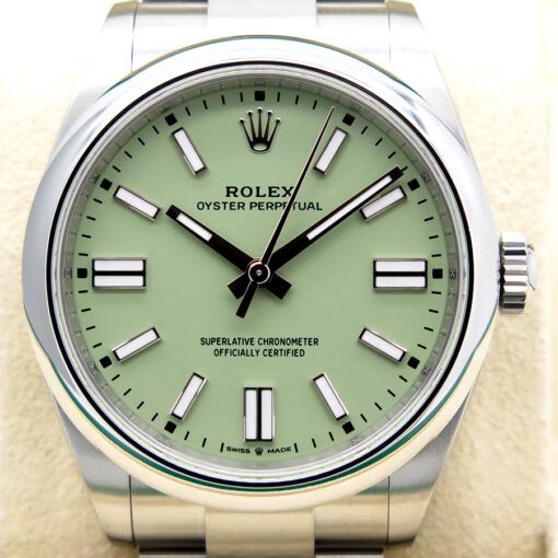 Rolex 134300 Oyster Perpetual 41 with Pistachio Dial - Image 3