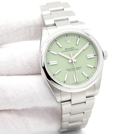 Rolex 134300 Oyster Perpetual 41 with Pistachio Dial
