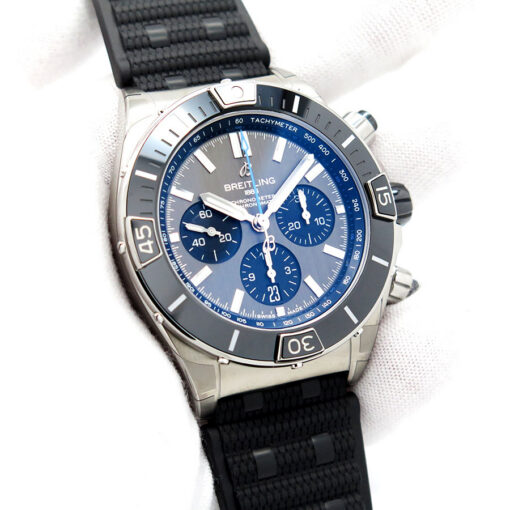 Breitling EB0136 Super Chronomat B01 44mm on Strap with Grey Dial