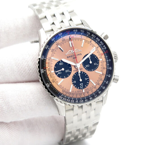 Breitling AB0138 Navitimer B01 Chronograph 43mm with Copper Dial on Bracelet