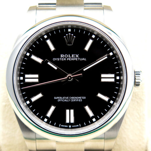 Rolex 124300 Oyster Perpetual 41 with Black Dial - Image 3