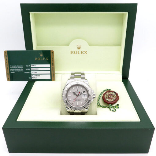 Rolex 16622 Yachtmaster with Platinum Dial - Image 2