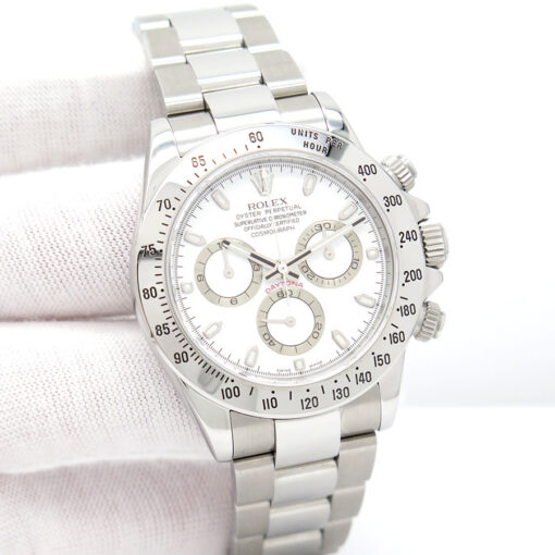 Rolex CPO 116520 Cosmograph Daytona with White Dial