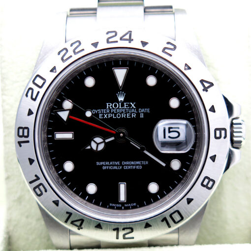 Rolex 16570 Explorer II with Black Dial and 3186 Movement - Image 3