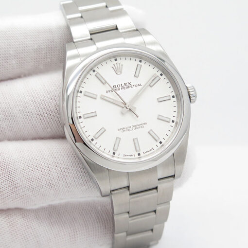 Rolex 114300 Oyster Perpetual with White Dial